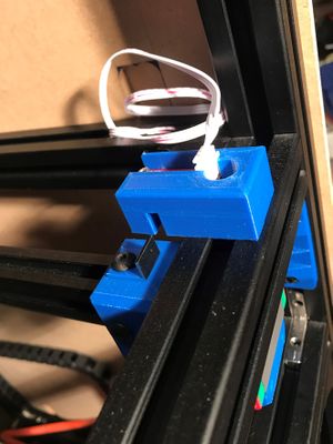 Optical end stop on the Y-axis